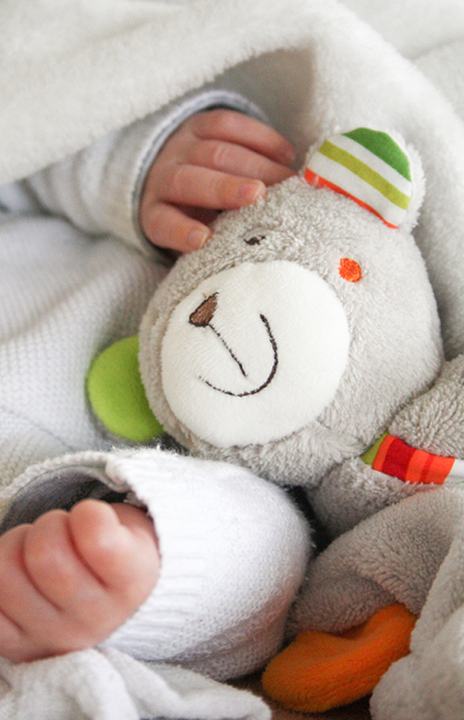 Teddy in Kinderhänden